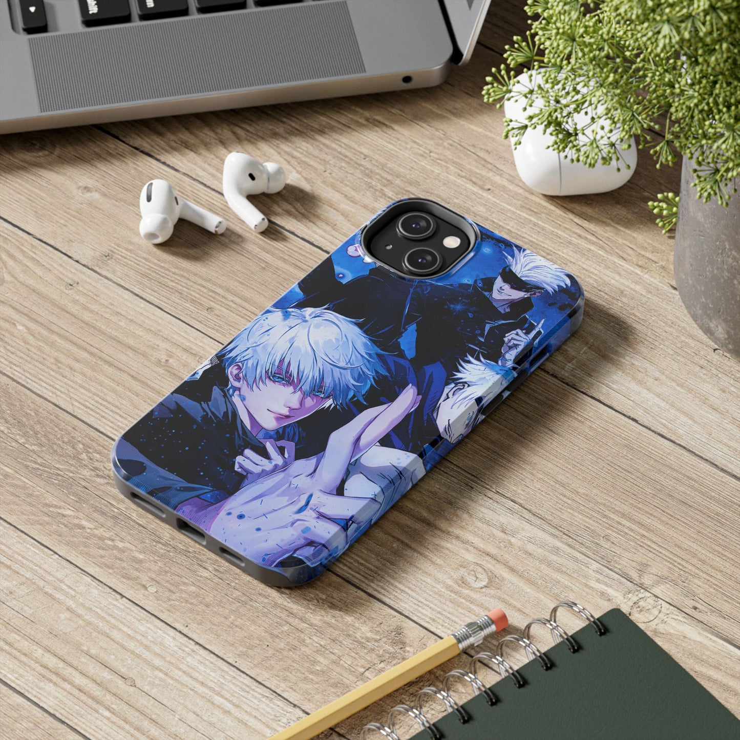 4 Styles of Gojo Phone Case | Anime-Inspired Protective Case | Satoru Gojo iPhone & Samsung Cover | Otaku Manga Case