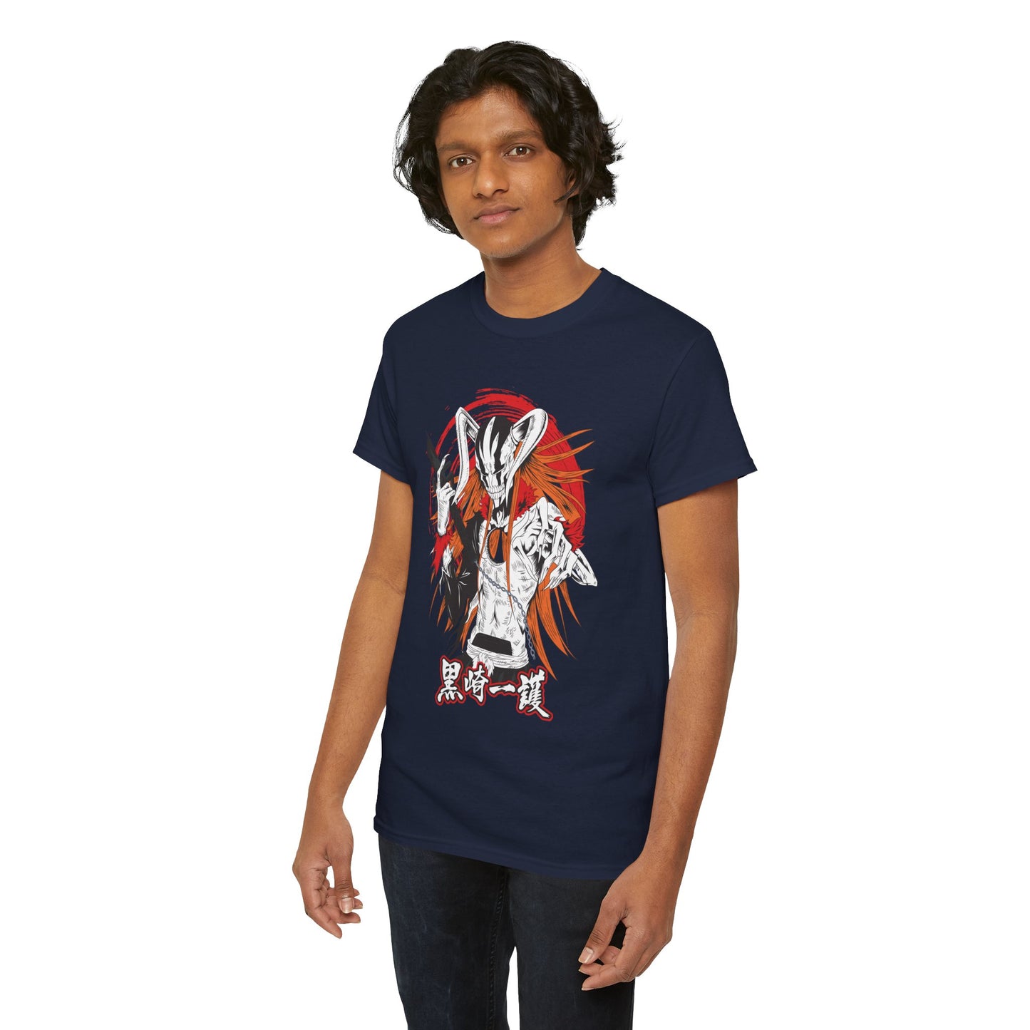 Ichigo Vasto Lorde Unisex Heavy Cotton T-Shirt | Bleach Anime Streetwear Tee
