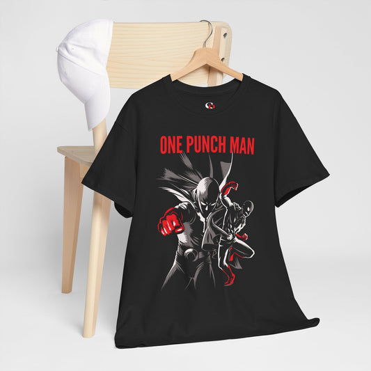 Saitama Serious Punch Unisex Heavy Cotton T-Shirt | One Punch Man Anime Tee