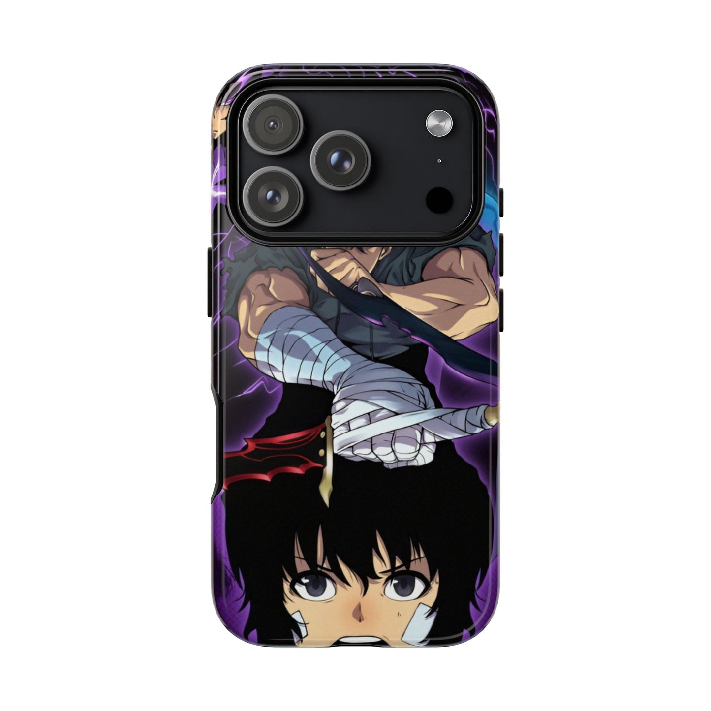Sung Jin-Woo Shadow Awakening Double Layered Phone Case | Anime-Inspired Protective Case for iPhone & Samsung
