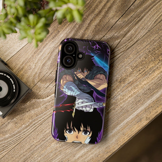 Sung Jin-Woo Shadow Awakening Double Layered Phone Case | Anime-Inspired Protective Case for iPhone & Samsung