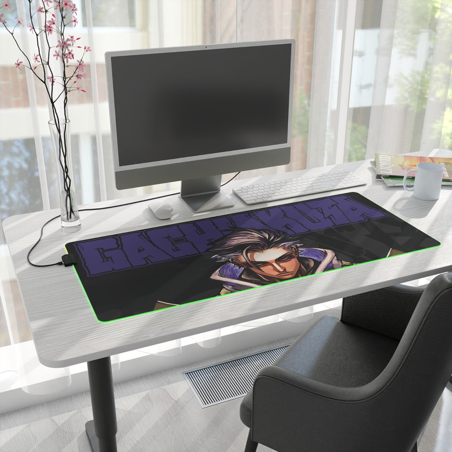 Zodyl Typhon II LED Gaming Mouse Pad | Anime-Inspired Desk Mat