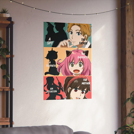 The Forgers Matte Vertical Poster | Spy x Family Anime Wall Art