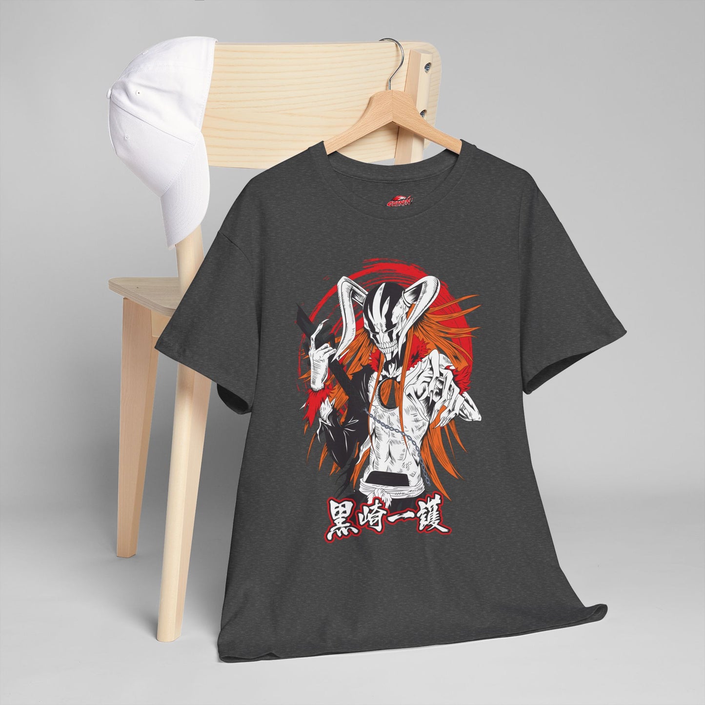 Ichigo Vasto Lorde Unisex Heavy Cotton T-Shirt | Anime-Inspired Streetwear Tee