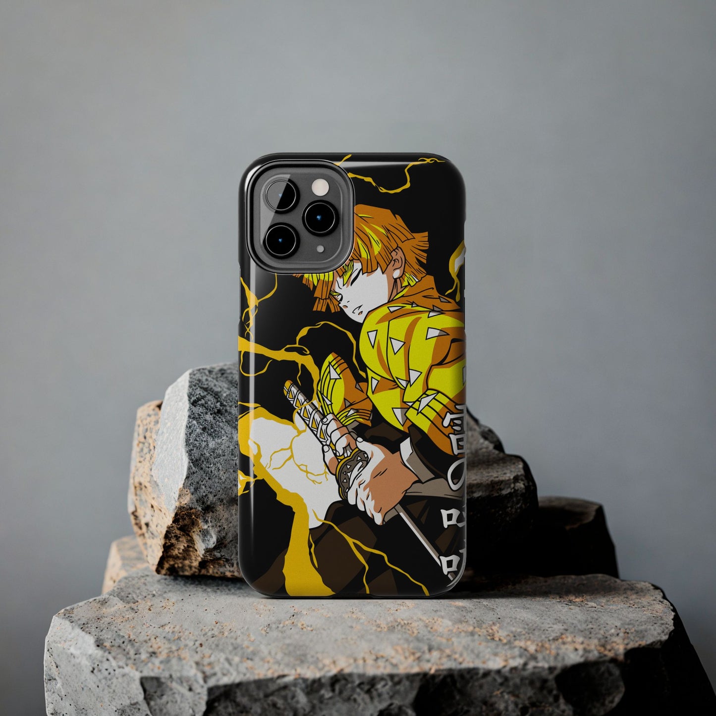 Sleeping Zenitsu Anime Phone Case | Anime-Inspired Protective Cover | Double Layer Otaku Case