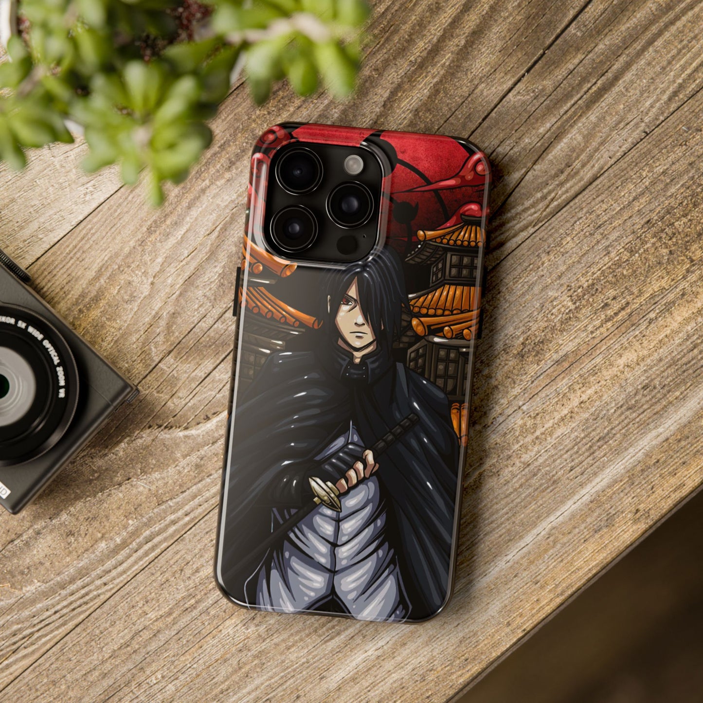 Sasuke Uchiha Infinite Tsukuyomi Phone Case | Anime-Inspired Protective Case | Mangekyo Sharingan Uchiha iPhone & Samsung Cover | Otaku Manga Case