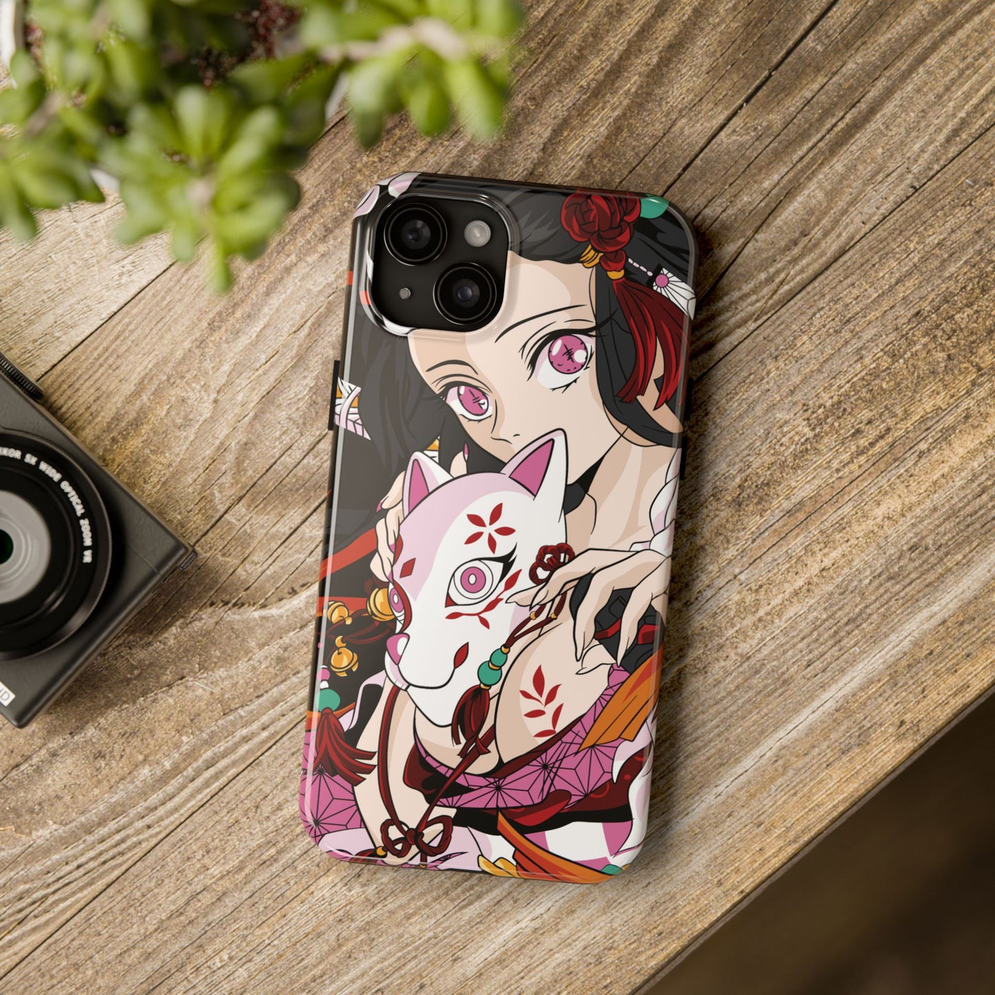 Demon Nezuko Anime Phone Case | Anime-Inspired Protective Cover | Double Layer Otaku Case