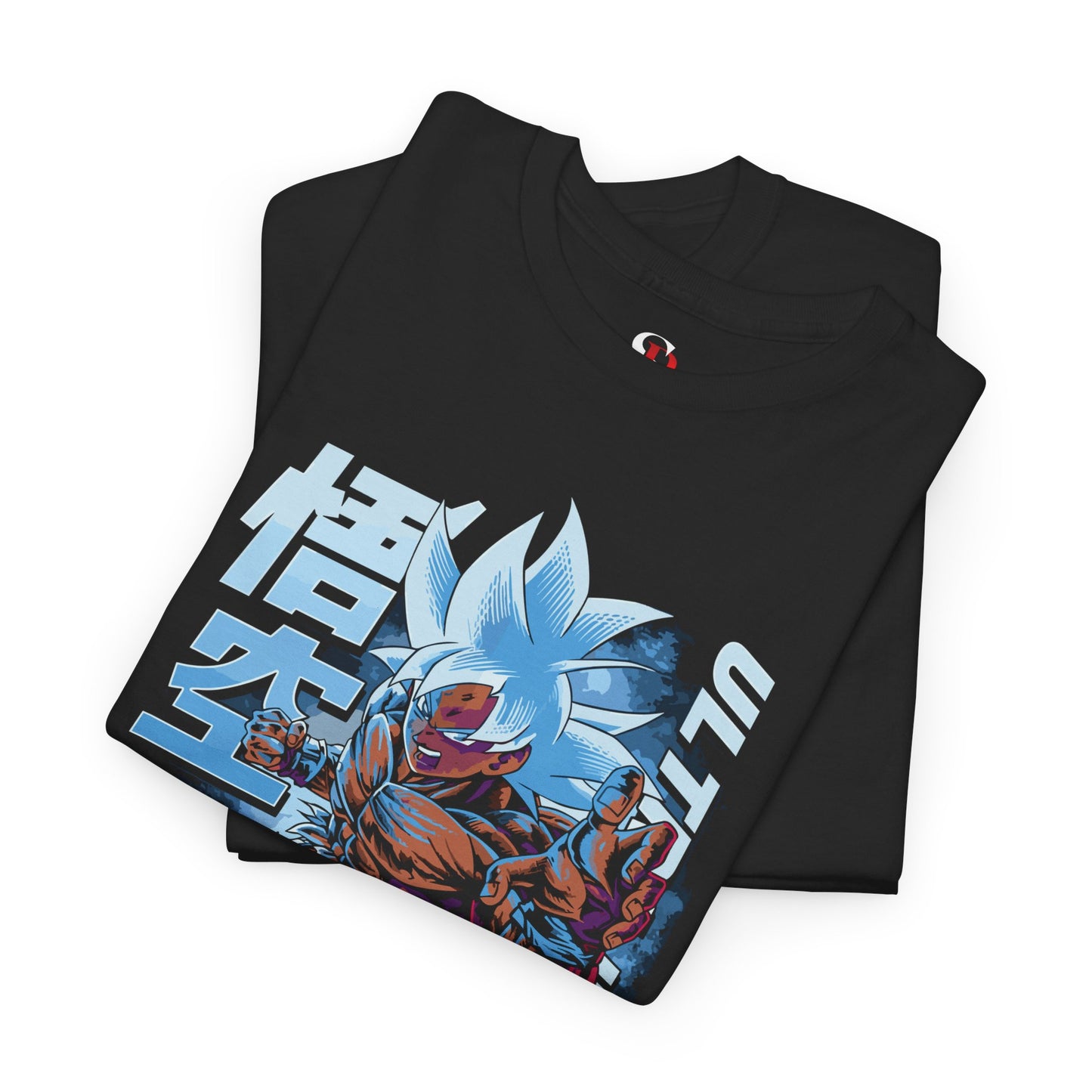 Goku Ultra Instinct Unisex Heavy Cotton T-Shirt | Dragon Ball Super-Inspired Anime Tee