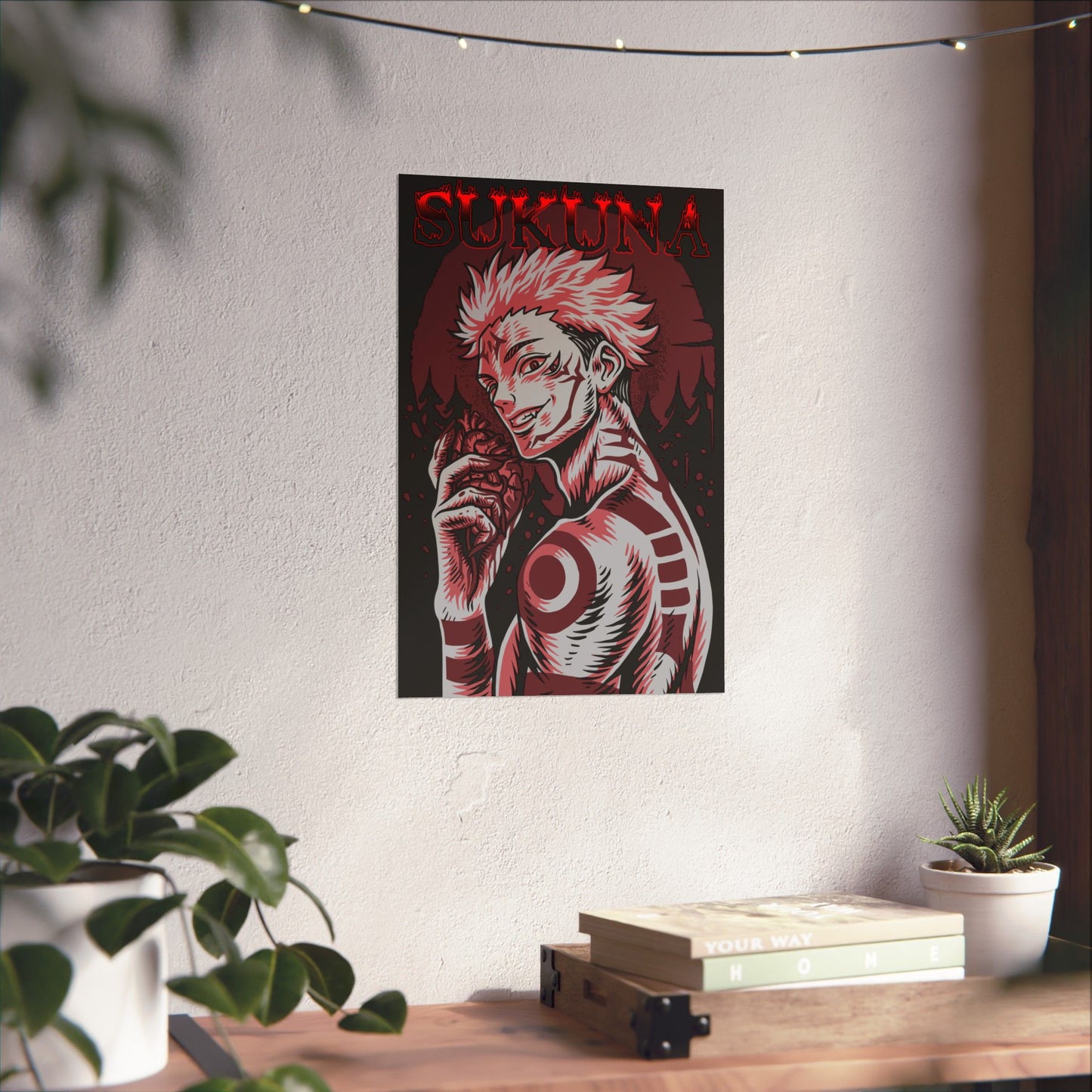 Cursed King Sukuna Matte Poster | Anime-Inspired Wall Art | King of Curses Anime Decor | Ryomen Sukuna Artwork