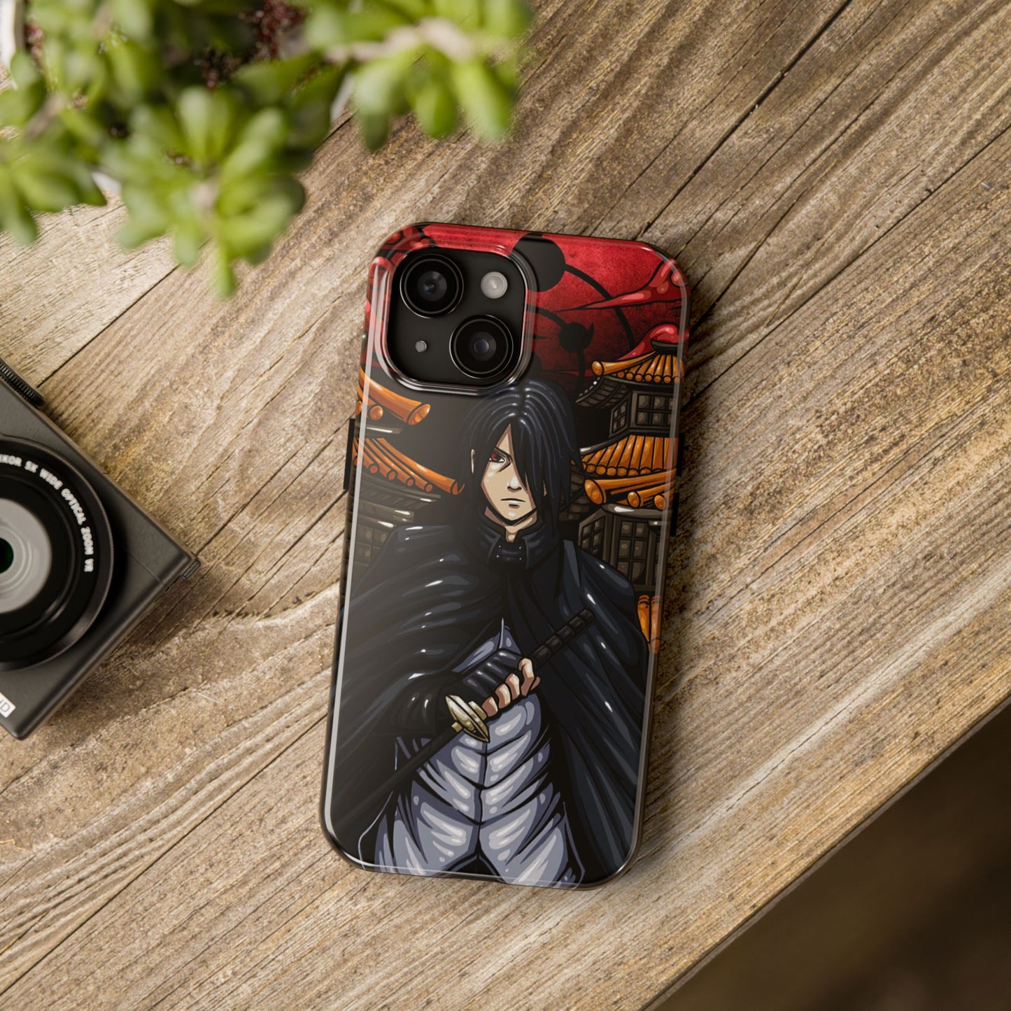 Sasuke Uchiha Infinite Tsukuyomi Phone Case | Anime-Inspired Protective Case | Mangekyo Sharingan Uchiha iPhone & Samsung Cover | Otaku Manga Case