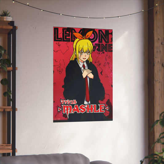 Lemon Irvine Matte Vertical Poster | Mashle: Magic and Muscles Anime Wall Art