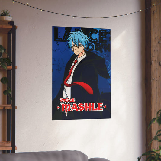 Lance Crown Poster | Anime-Inspired Wall Art | Ice Mage Decor | Otaku Manga Print | Shonen Anime Poster