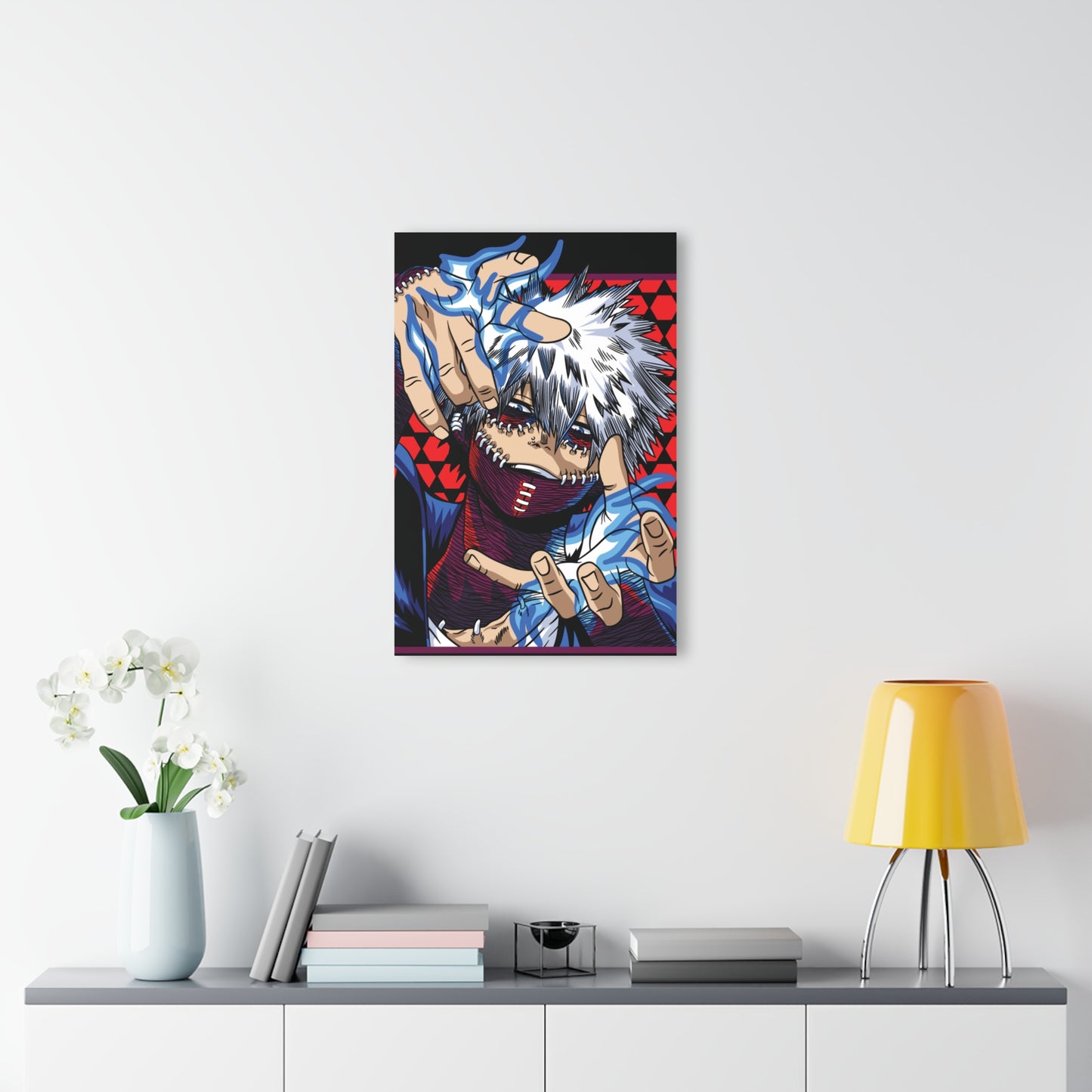 Dabi Blue Flames Acrylic Print