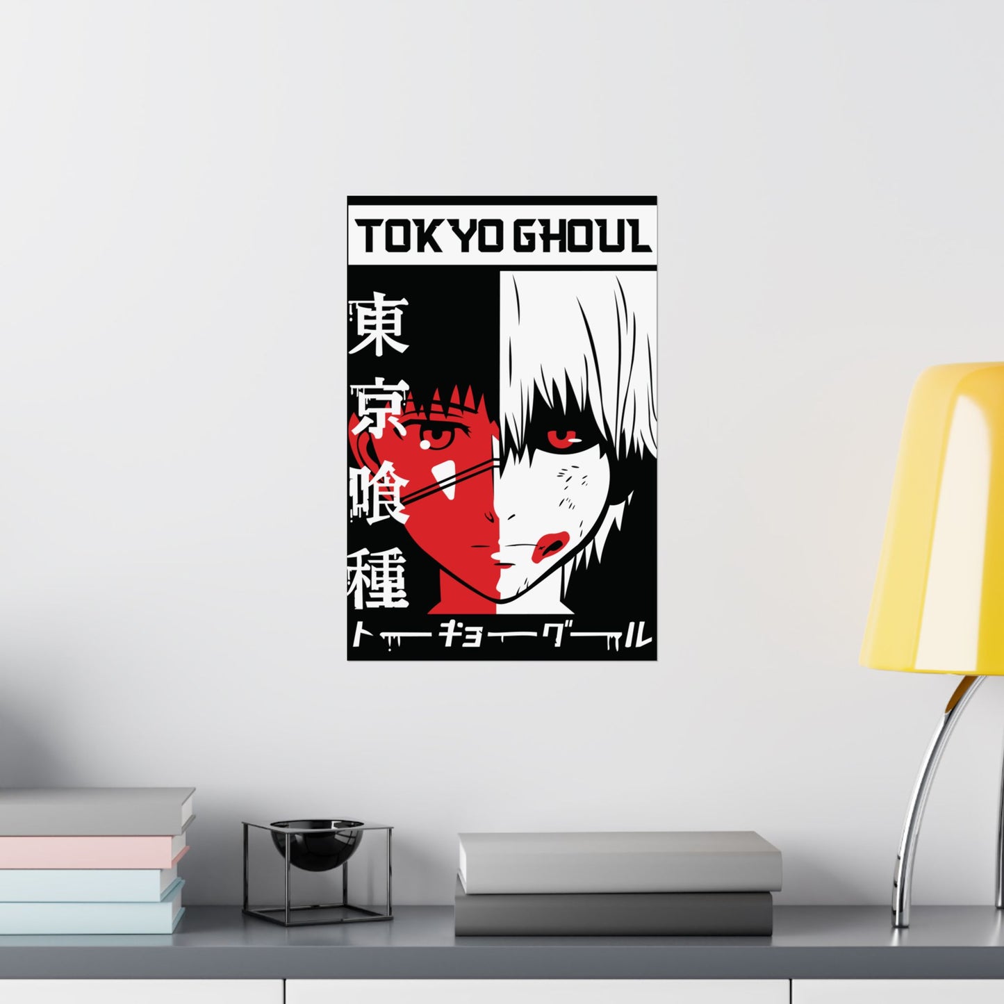 Ken Kaneki Matte Vertical Poster | Tokyo Ghoul Anime Wall Art