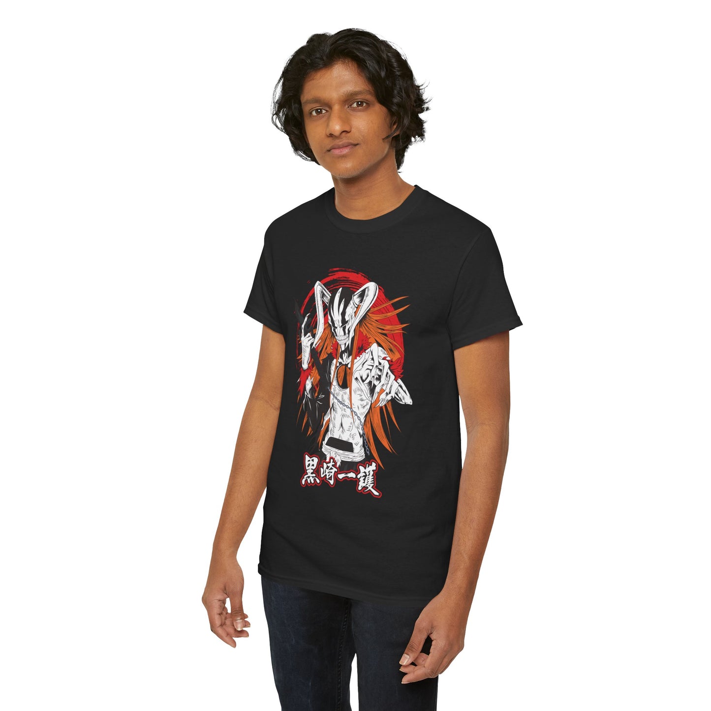Ichigo Vasto Lorde Unisex Heavy Cotton T-Shirt | Bleach Anime Streetwear Tee