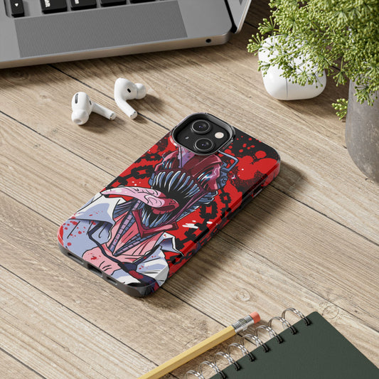 Chainsaw Devil Double Layered Phone Case | Chainsaw Man-Inspired Protective Anime Case