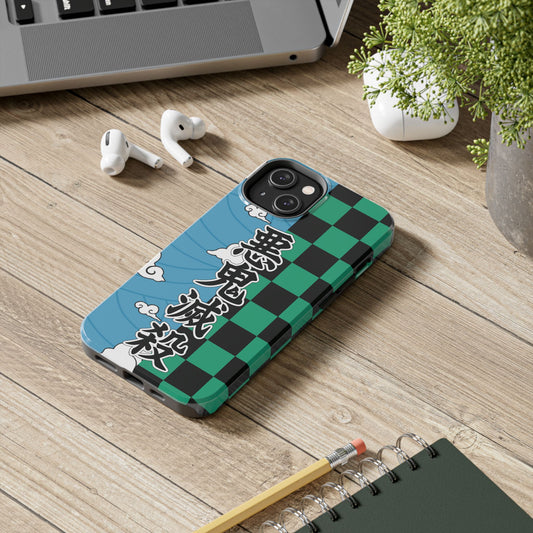 Water Breathing Haori Double Layered Phone Case