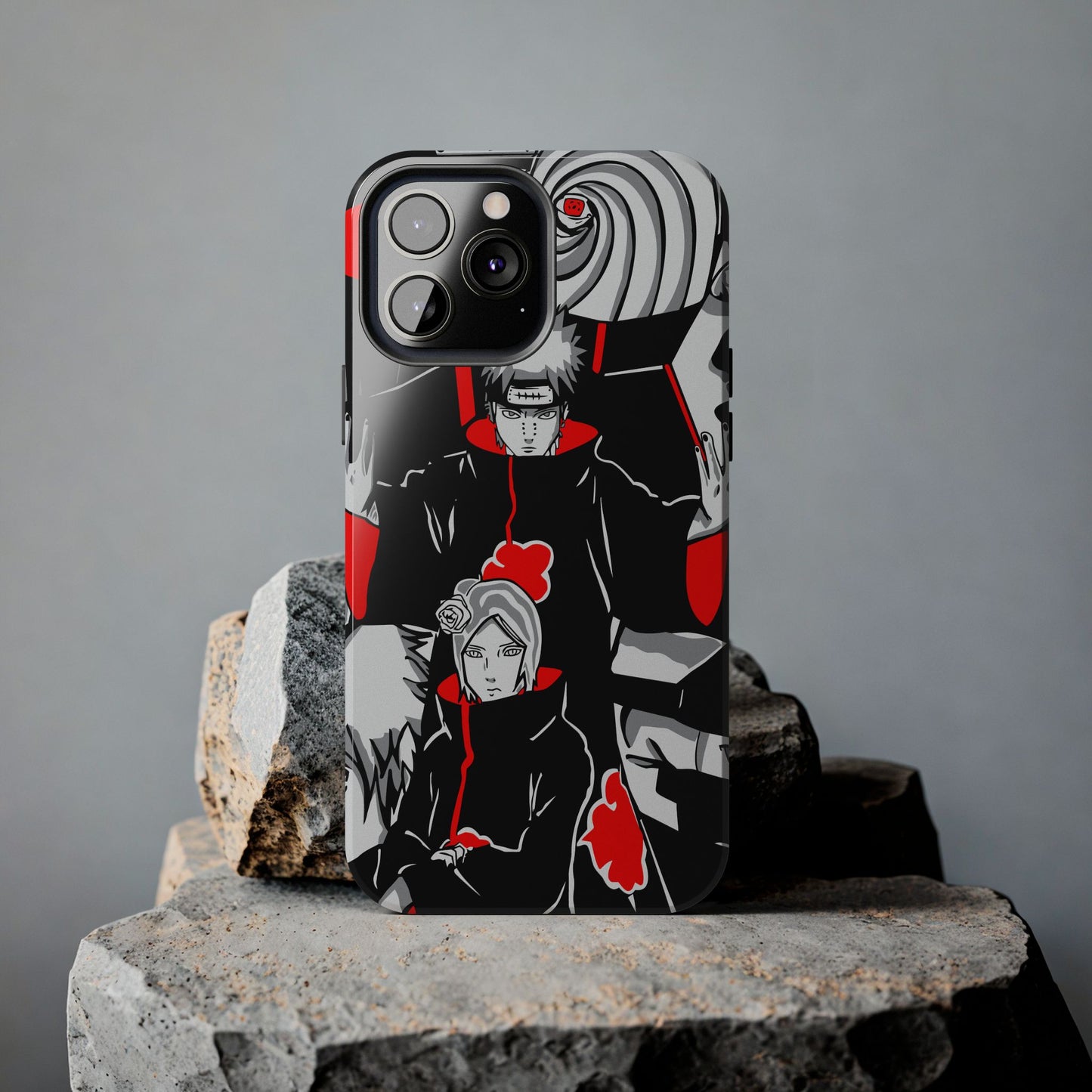 Akatsuki Phone Case | Anime-Inspired Protective Case | Double Layered iPhone & Samsung Cover | Otaku Manga Case