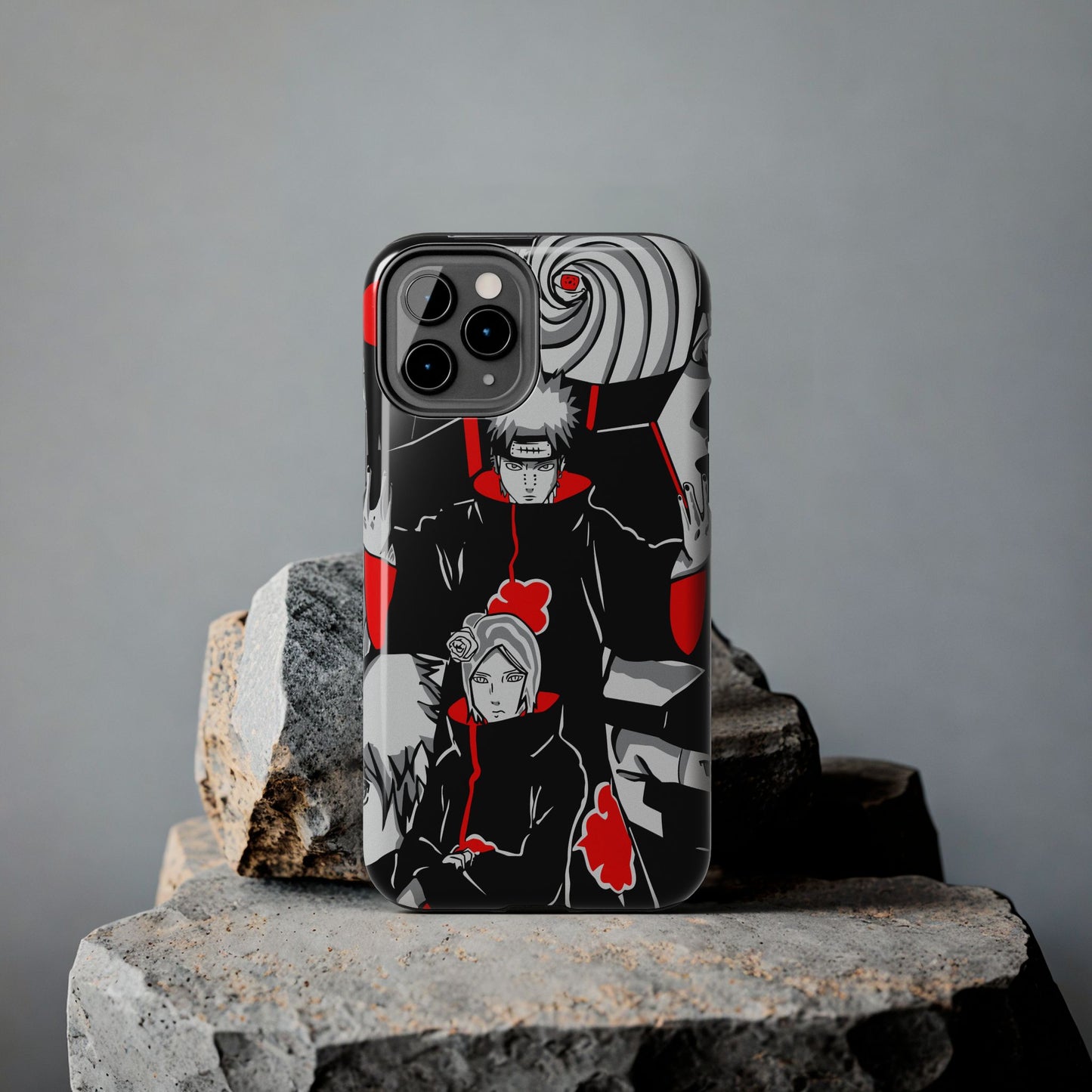 Akatsuki Phone Case | Anime-Inspired Protective Case | Double Layered iPhone & Samsung Cover | Otaku Manga Case