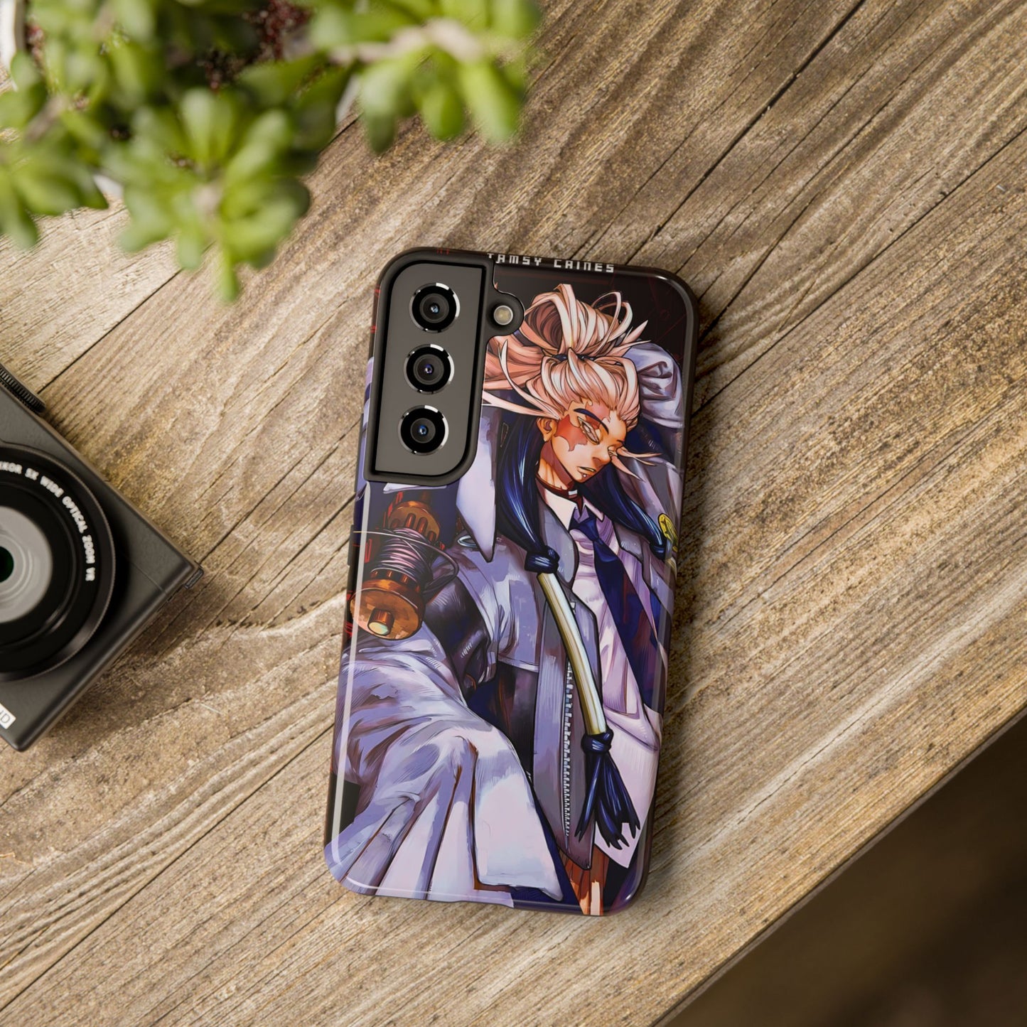 Tamsy Caines Double Layered Phone Case | Anime-Inspired Protective Case