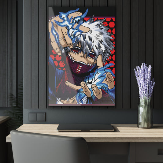 Dabi Blue Flames Acrylic Print
