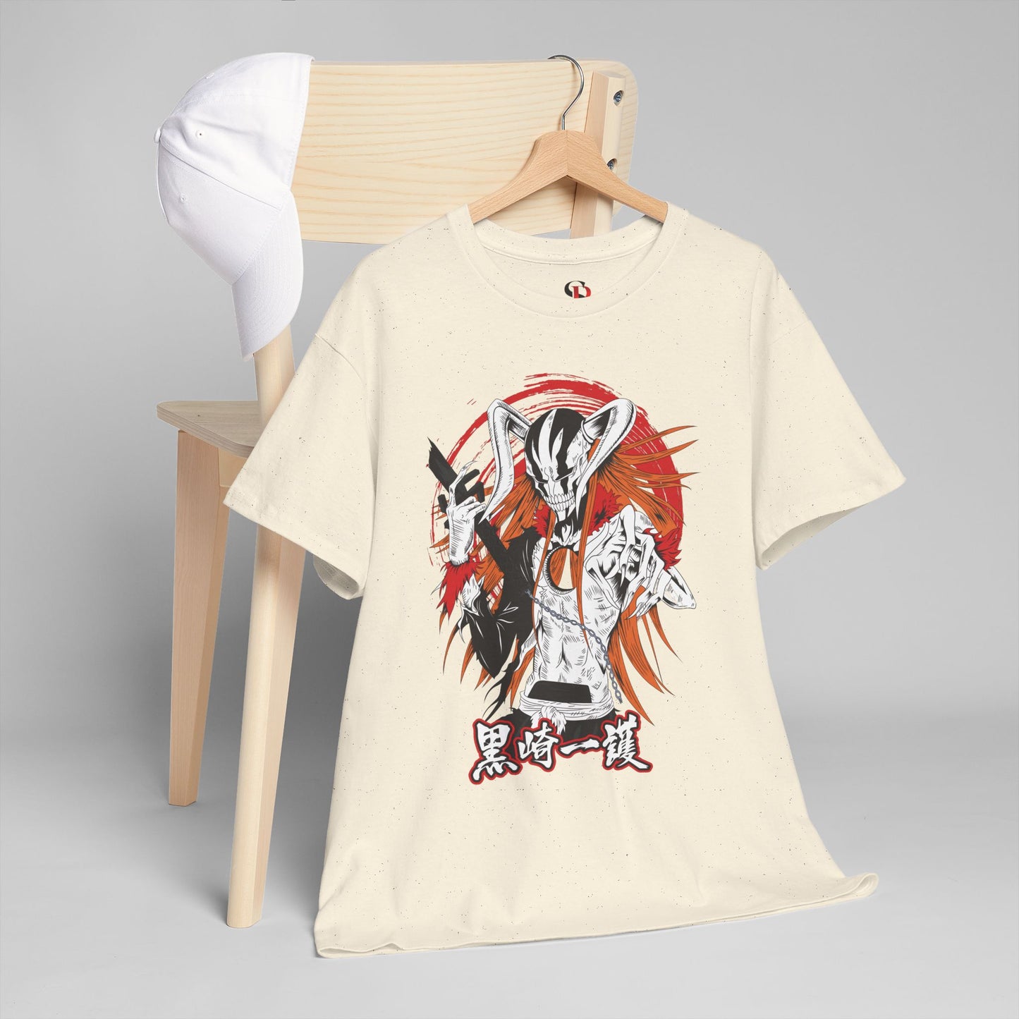 Ichigo Vasto Lorde Unisex Heavy Cotton T-Shirt | Bleach Anime Streetwear Tee