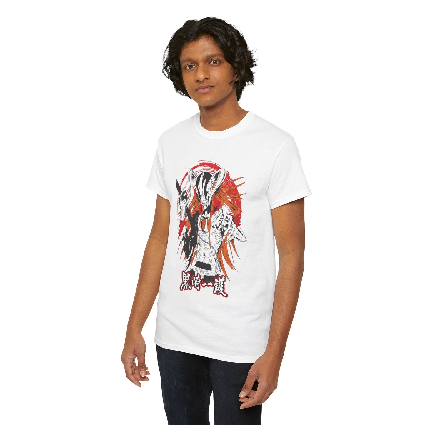 Ichigo Vasto Lorde Unisex Heavy Cotton T-Shirt | Bleach Anime Streetwear Tee