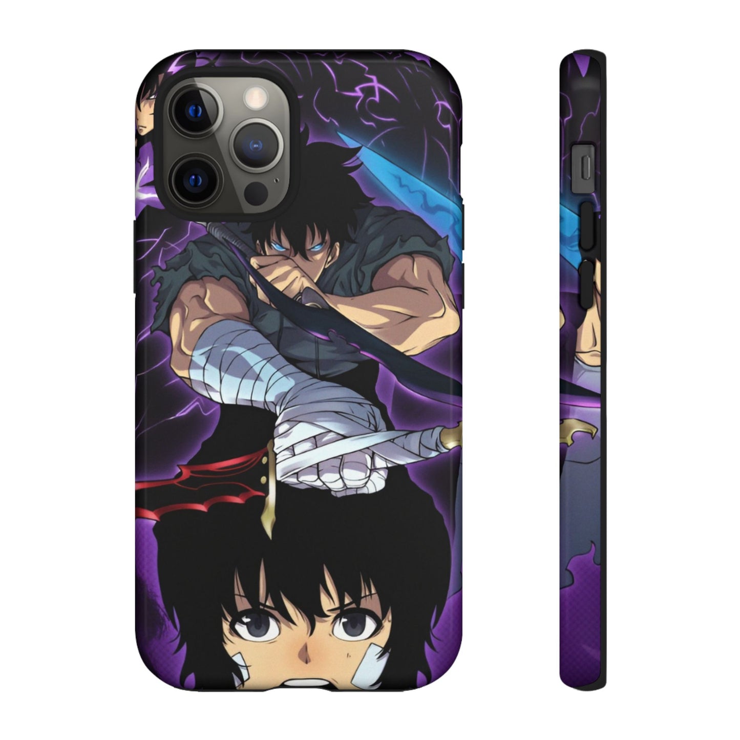 Sung Jin-Woo Shadow Awakening Double Layered Phone Case | Anime-Inspired Protective Case for iPhone & Samsung