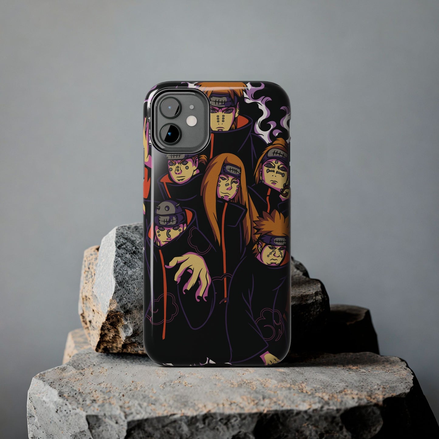 Akatsuki Six Paths of Pain Phone Case | Anime-Inspired Protective Case | Rinnegan Villain iPhone & Samsung Cover | Otaku Manga Case