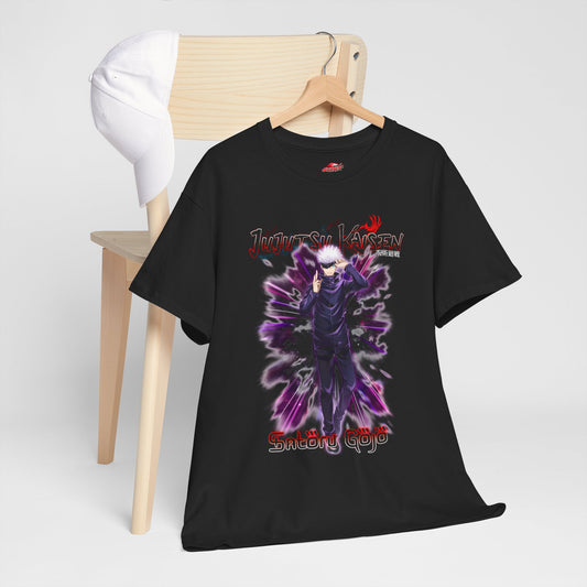 The Honored One Satoru Gojo Unisex Heavy Cotton T-Shirt | Anime-Inspired Streetwear Graphic Tee | Gojo Six Eyes Shirt