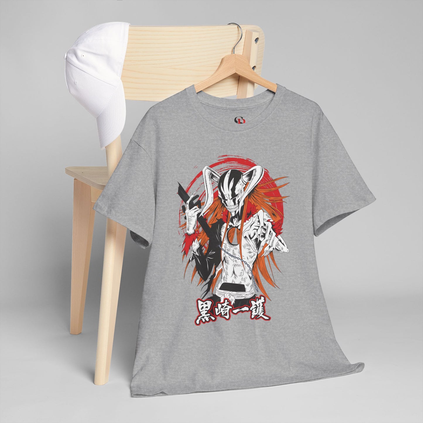 Ichigo Vasto Lorde Unisex Heavy Cotton T-Shirt | Bleach Anime Streetwear Tee