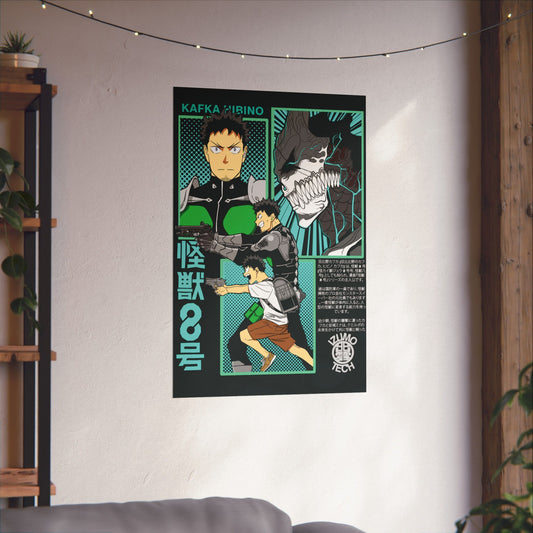 Kafka Hibino Matte Vertical Poster | Kaiju No. 8 Anime Wall Art