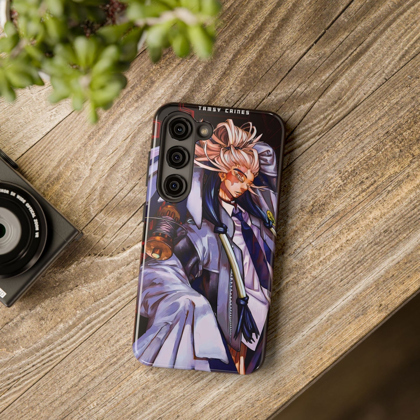 Tamsy Caines Double Layered Phone Case | Anime-Inspired Protective Case