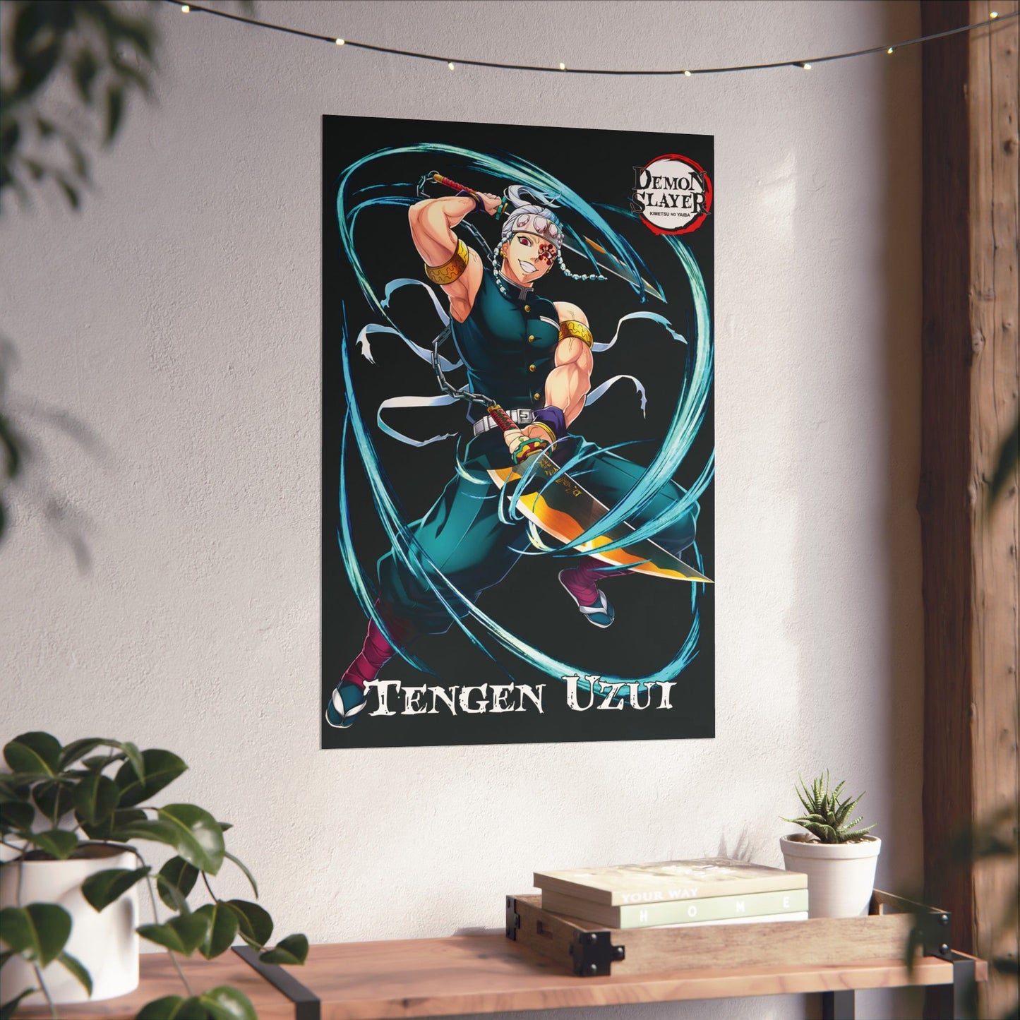 Tengen Uzui Anime Poster | Sound Hashira Anime-Inspired Wall Art | Manga Decor