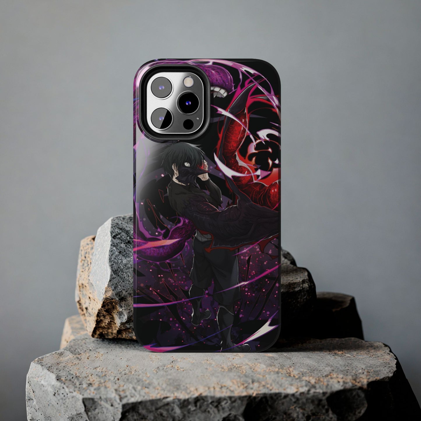 Ken Kaneki Chimera Kagune Double Layered Phone Case | Anime-Inspired Protective Case | Dark Otaku Phone Case for iPhone & Samsung