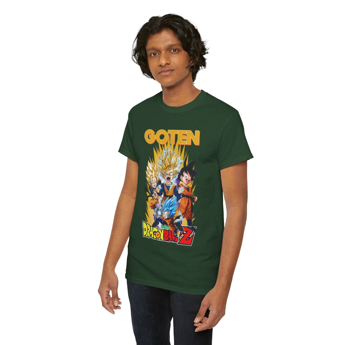Goten “Next Gen Saiyan” Unisex Heavy Cotton T-Shirt | Dragon Ball Z Streetwear Tee