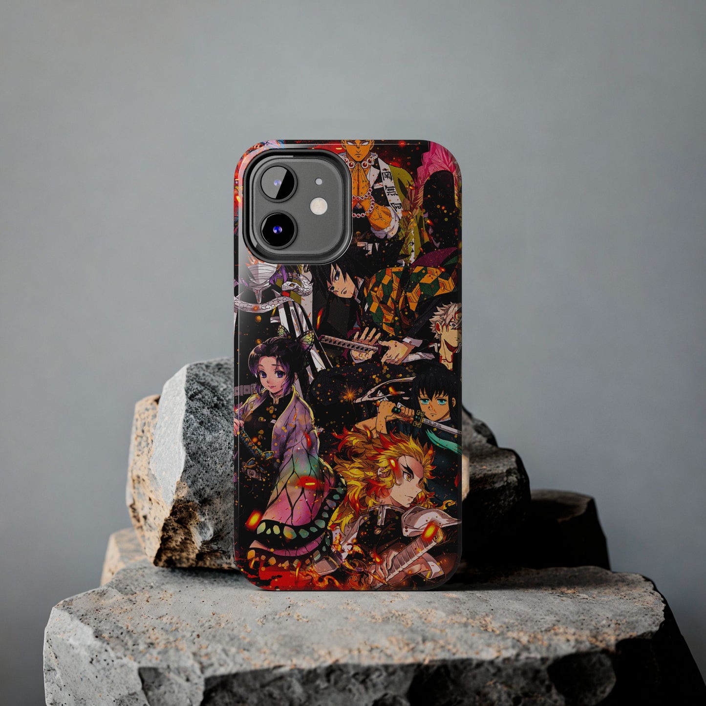Hashira Collage Anime Phone Case | Anime-Inspired Protective Cover | Double Layer iPhone & Samsung Case