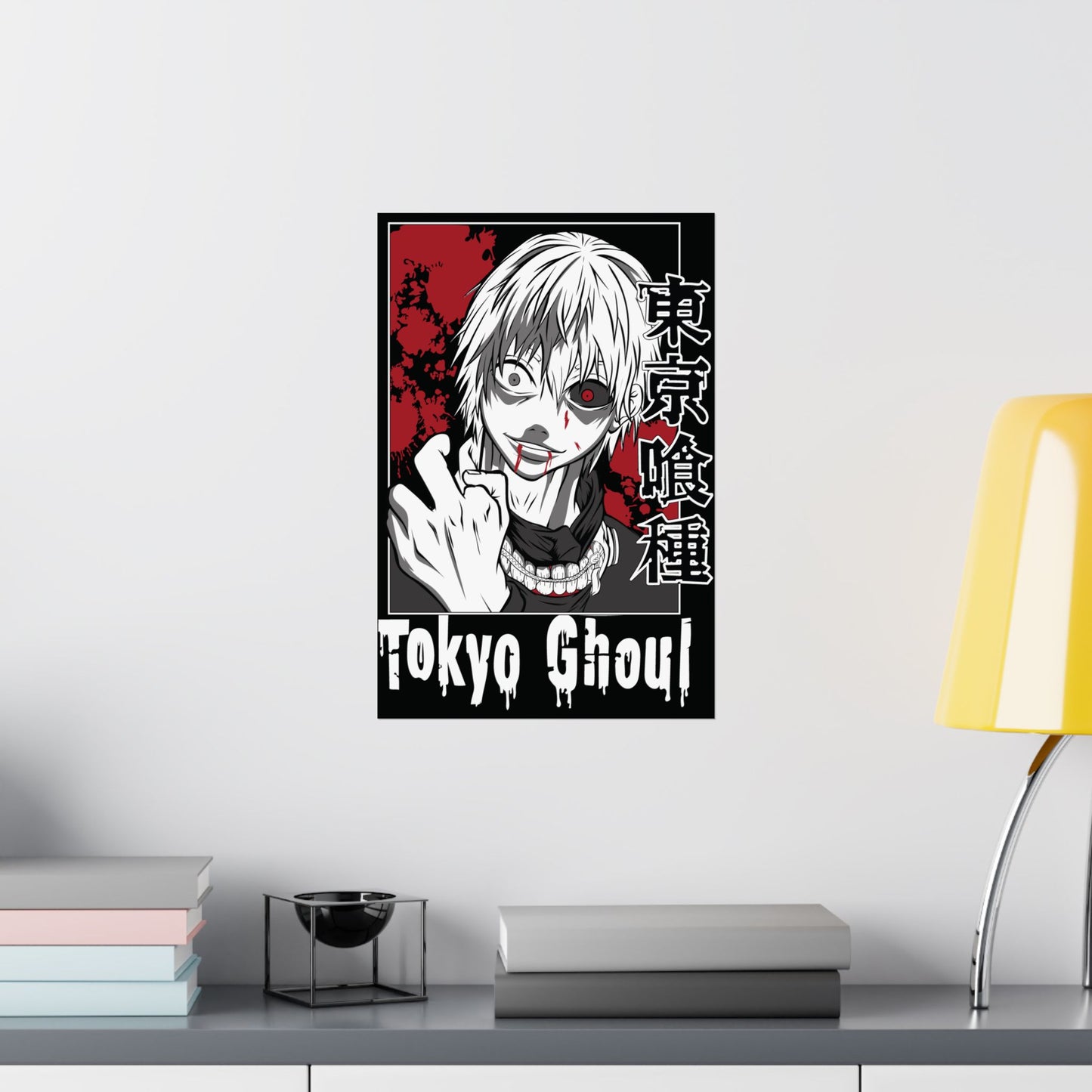 Senile Kaneki Matte Vertical Poster | Tokyo Ghoul Anime Wall Art