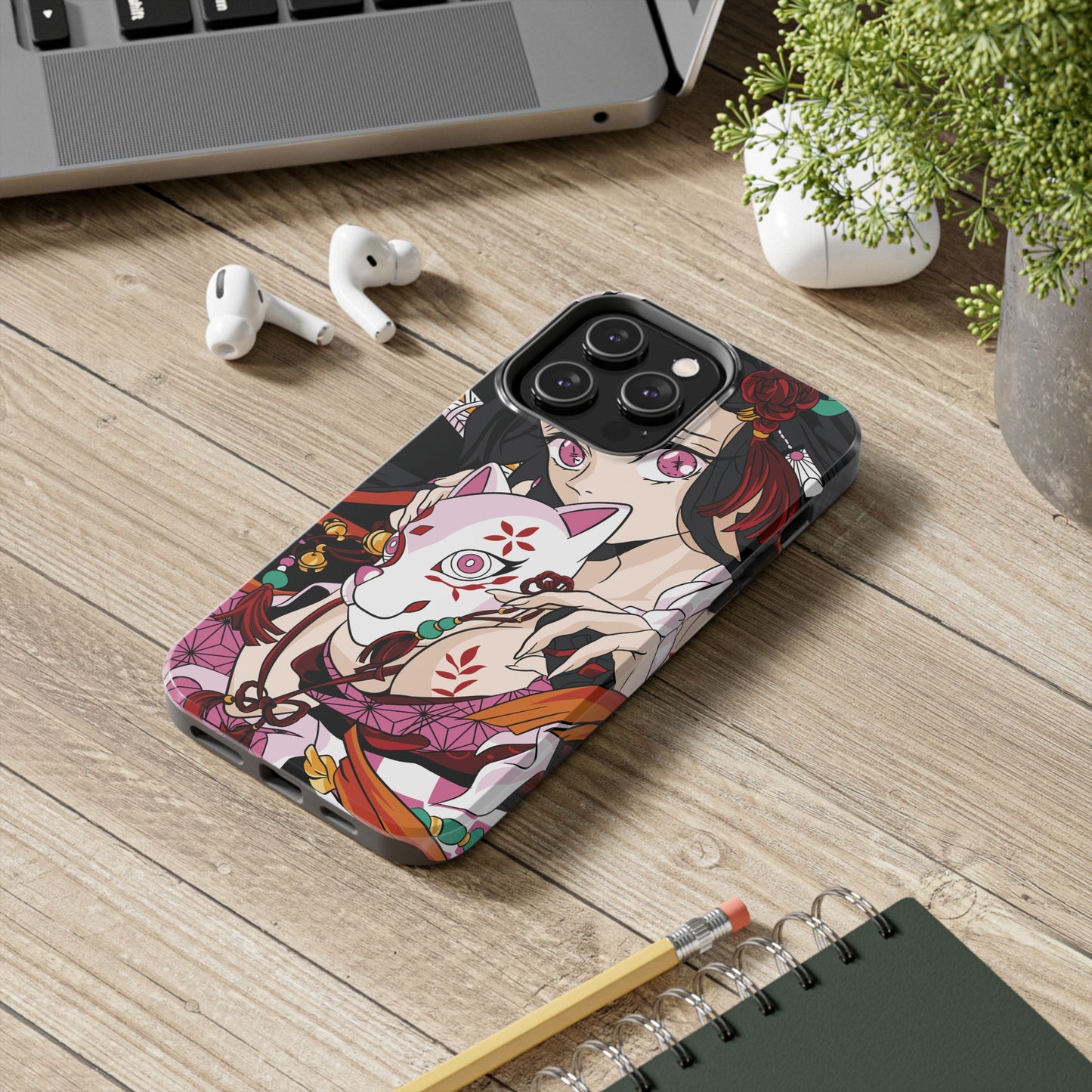 Demon Nezuko Anime Phone Case | Anime-Inspired Protective Cover | Double Layer Otaku Case