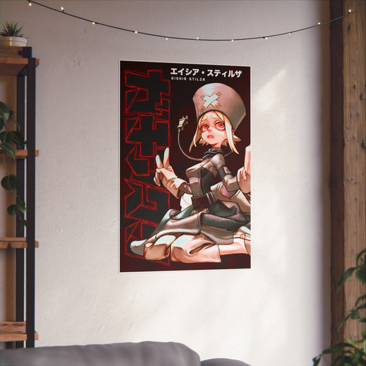 Eisha Stilza Matte Vertical Poster | Anime-Inspired Wall Art Manga Decor