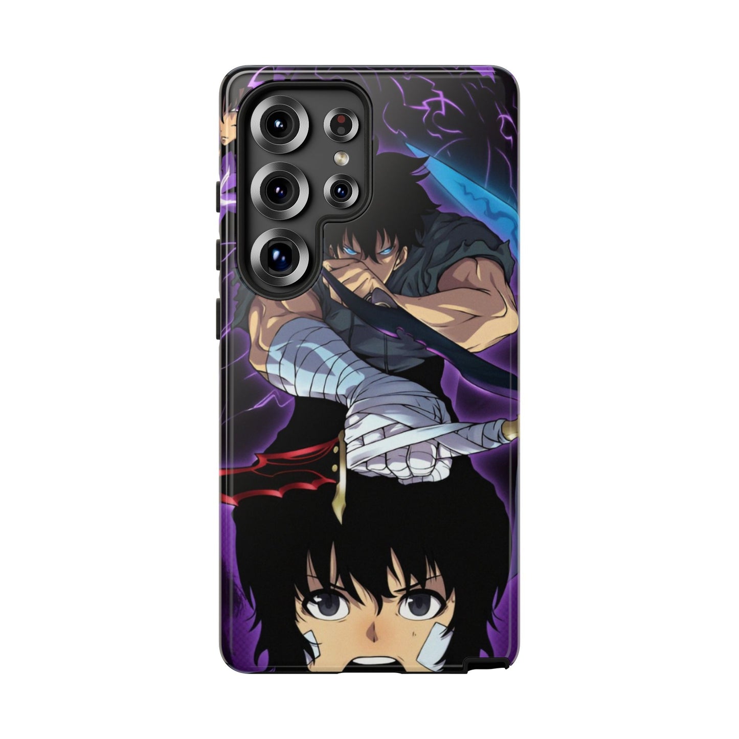 Sung Jin-Woo Shadow Awakening Double Layered Phone Case | Anime-Inspired Protective Case for iPhone & Samsung