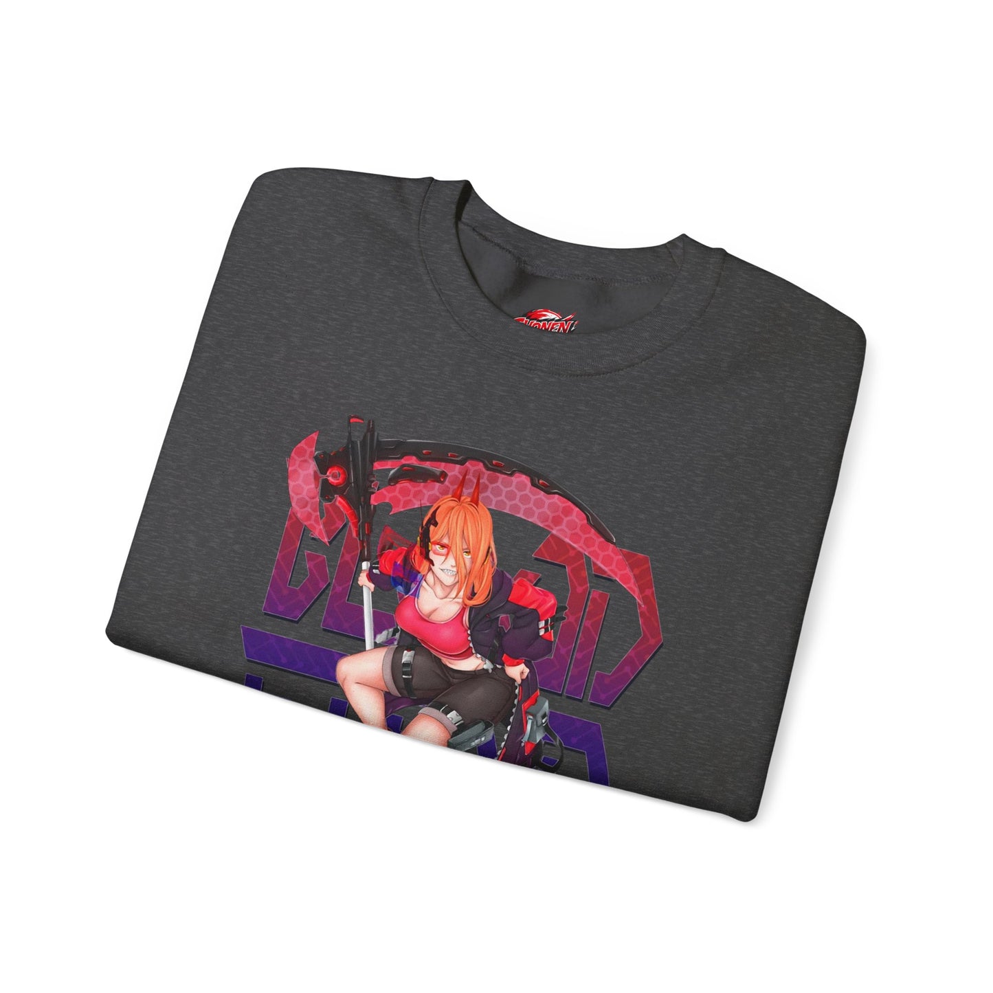 Blood Fiend Power III Unisex Heavy Blend Crewneck Sweatshirt | Anime-Inspired Pullover