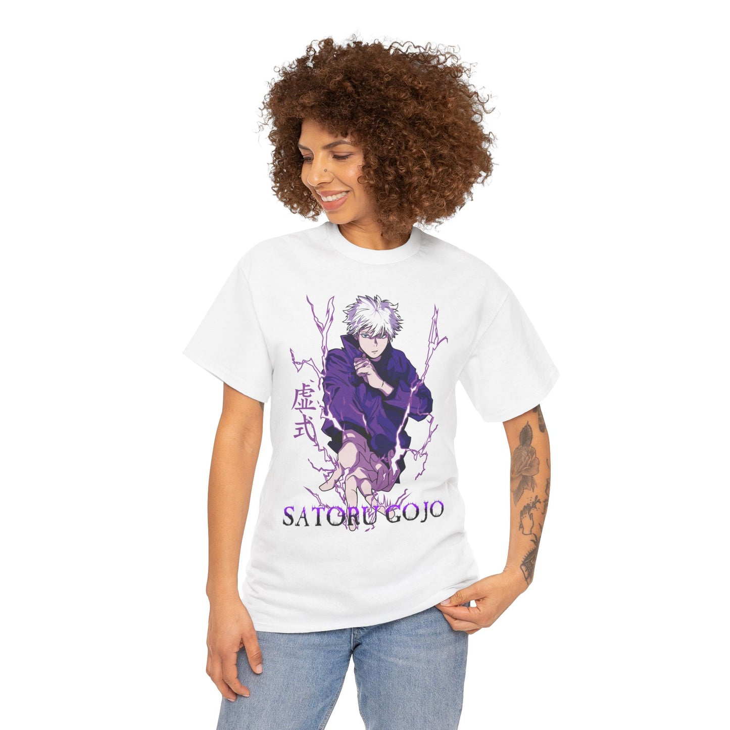 Satoru Gojo Hollow Purple II T-Shirt | Anime-Inspired Grphic Shirt | Strongest Sorcerer Streetwear Tee | Gojo Infinity Graphic Tee