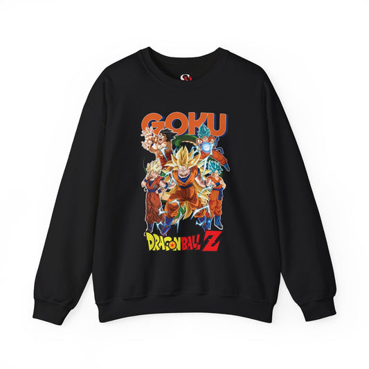 Goku “Legacy of Power” Unisex Heavy Crewneck | Dragon Ball Z Streetwear Sweatshirt