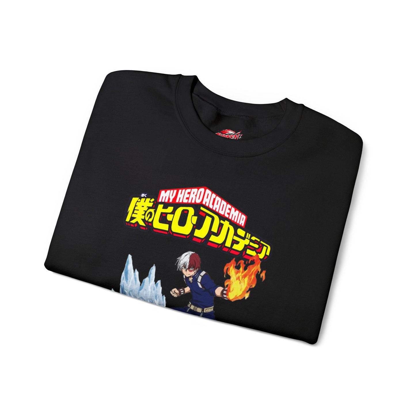 Shoto Todoroki Unisex Heavy Blend Crewneck Sweatshirt | Anime-Inspired Streetwear Pullover