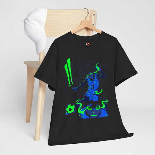 Yoichi Isagi Unisex Heavy Cotton T-Shirt | Blue Lock Soccer Anime Streetwear Tee