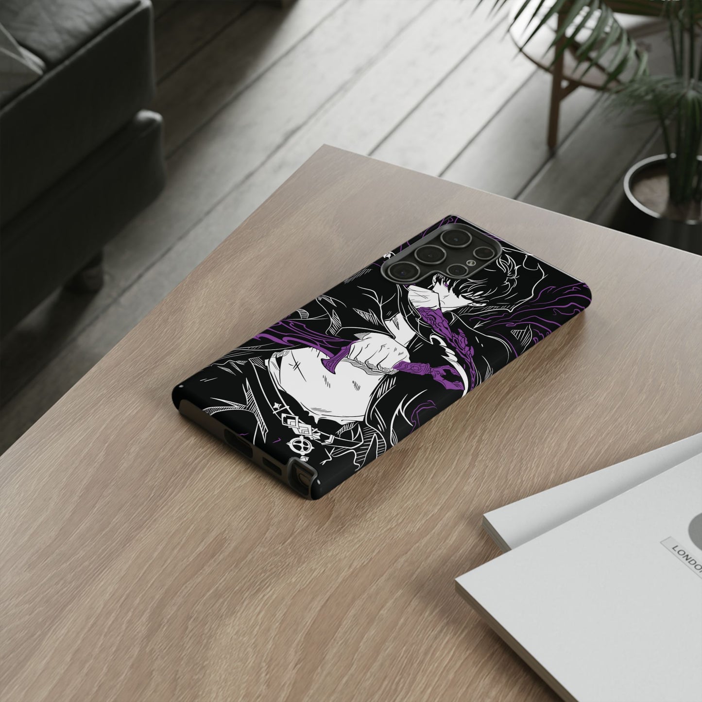 Sung Jinwoo Twin Daggers Double Layered Phone Case | Shadow Assassin Anime-Inspired Protective Case for iPhone & Samsung