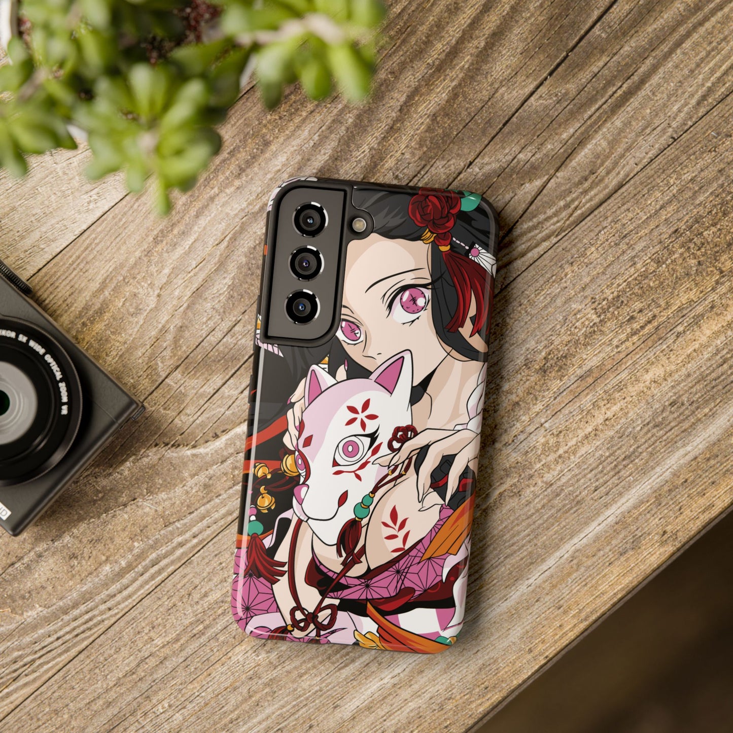 Demon Nezuko Anime Phone Case | Anime-Inspired Protective Cover | Double Layer Otaku Case