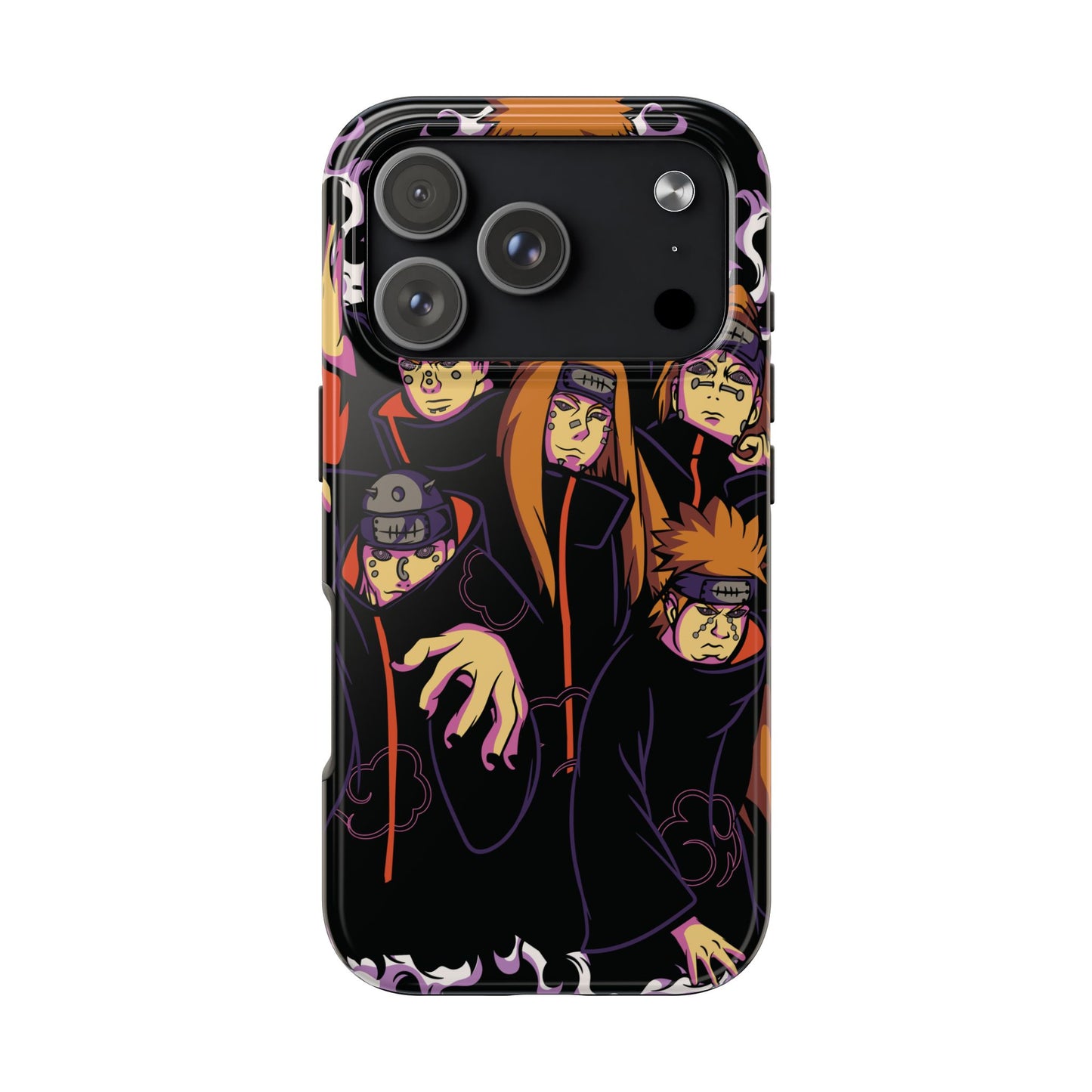 Akatsuki Six Paths of Pain Phone Case | Anime-Inspired Protective Case | Rinnegan Villain iPhone & Samsung Cover | Otaku Manga Case
