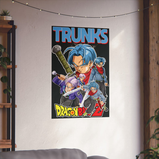 Trunks “Time Warrior” Matte Vertical Poster | Dragon Ball Z Anime Wall Art